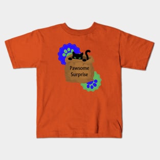 Pawsome Surprise Kids T-Shirt